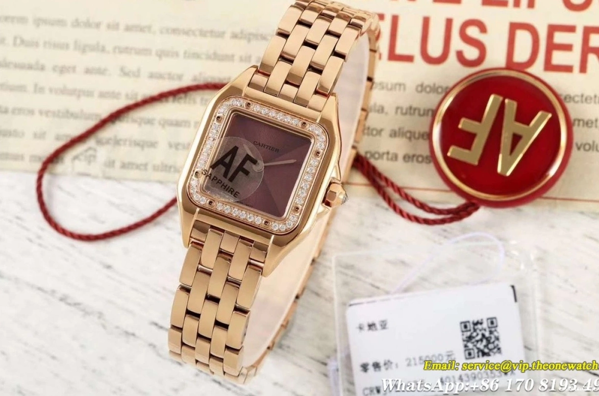 Dial Panthere Quartz RG AF Dia Secrete 22mm De RG Brown Ladies 0213